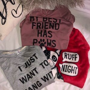 Dog shirts (set of 3) 🐾
